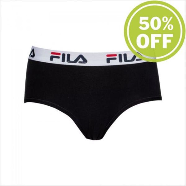 Tangas Fila Mulher Pretas - Fila Culotte 1 Pack Panty Portugal Online,ZLJP-23468